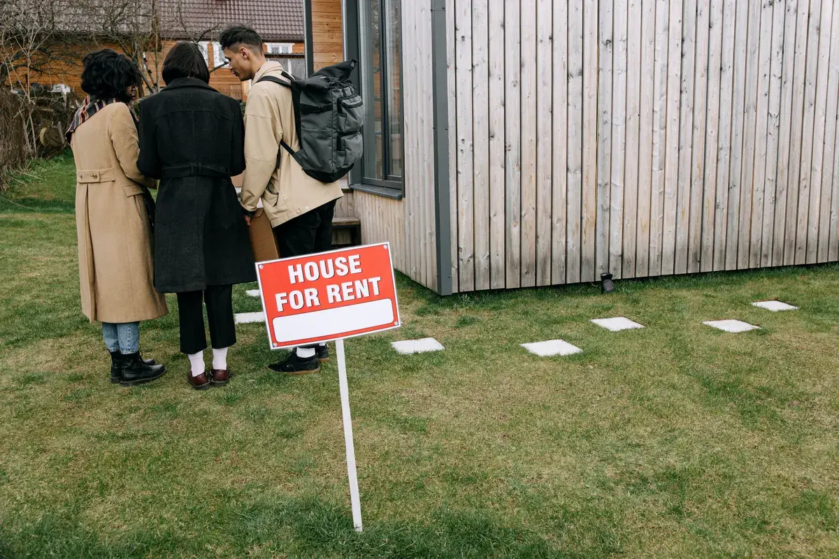 Young adults looking to rent with a mortgage broker